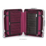 IT Luggage ABS velký kufr s hliníkovým rámem stříbrný, 8 koleček, rozměr 29"