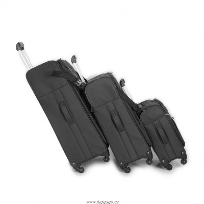 IT Luggage Carry-Tow 4 kolečka, černé, sada 3 kusů