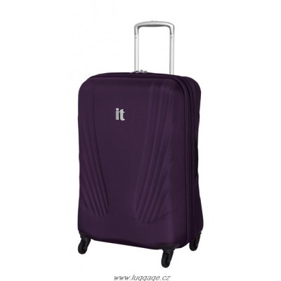 IT Luggage EVA 4 kolečka 24" fialový s dvojitým expanderem