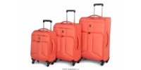 IT Luggage Ultralehké 4 kolečka, oranžová, sada 3 kusů