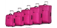 IT Luggage Ultralehké 2 kolečka, purpurové, sada 5 kusů