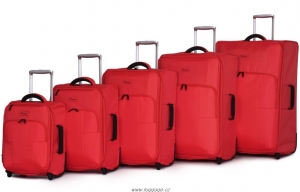 IT Luggage Ultralehké 2 kolečka, oranžové, sada 5 kusů