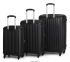 IT Luggage Polypropylenový kufr 4 kolečka 24" černý s TSA zamkem