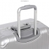 IT Luggage ABS palubní kufr s hliníkovým rámem stříbrný, 8 koleček, rozměr 19"