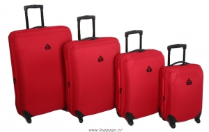 IT Luggage EVA 4 kolečka, červená, sada 4 kusů